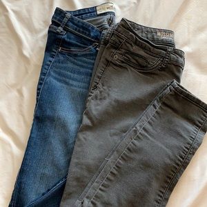 Bundle of 2 jeans black and blue